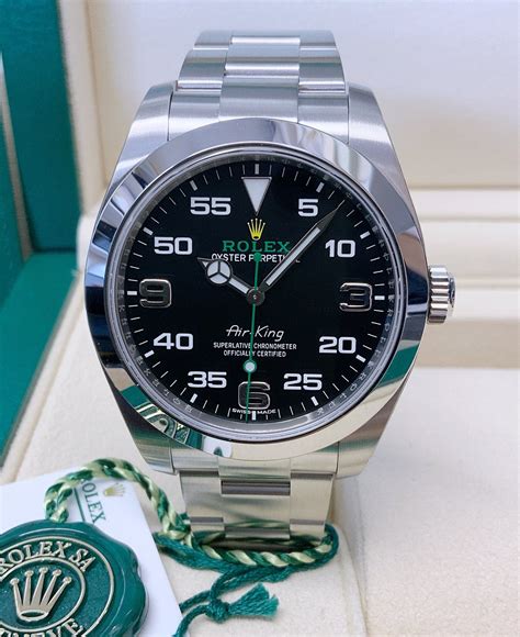 rolex air king prezzo vetro plastica no data|rolex air king price.